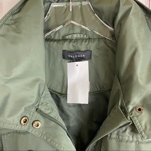 halogen belted lightweight jacket